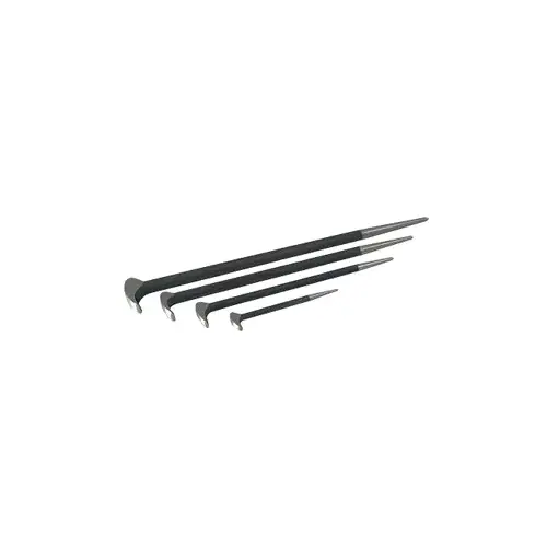 PRY BAR SET 4 PC HOOK & POINT 6 12 16 & 20IN. PRY BAR SET 4 PC HOOK & POINT 6 12 16 & 20IN.