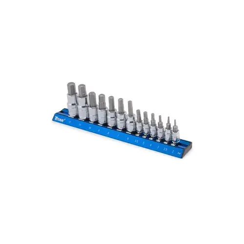13 Pc. Metric Hex Bit Socket Set 13 Pc. Metric Hex Bit Socket Set