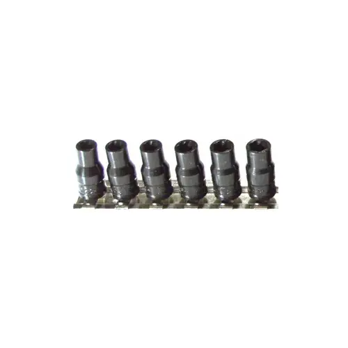 6 Pc 1/4" Dr Turbo Socket Set 6 Pc 1/4" Dr Turbo Socket Set