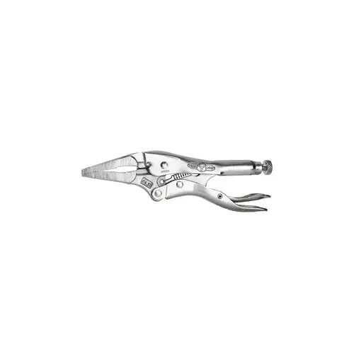 4LN - 4 Inch Metal Handle Long Nose Jaws Locking Pliers 4LN - 4 Inch Metal Handle Long Nose Jaws Locking Pliers