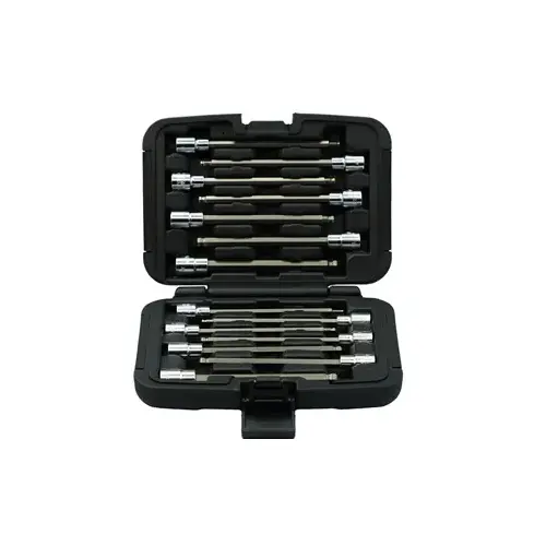 14 PC. MASTER 6 inch LONG BALL HEX DRIVER SET - 3/8 inch DR. 14 PC. MASTER 6 inch LONG BALL HEX DRIVER SET - 3/8 inch DR.