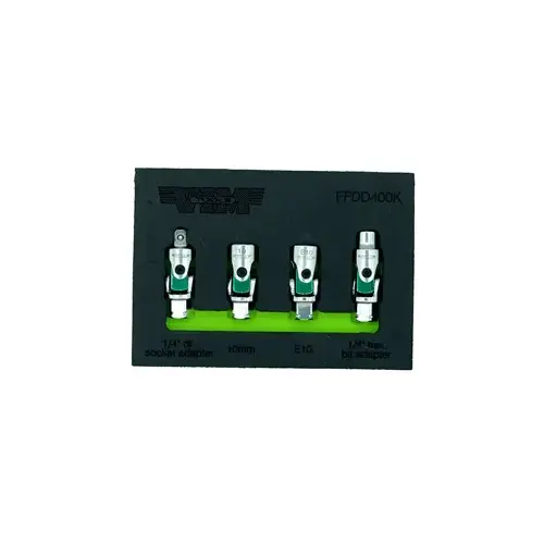 4 Piece Firm Flex Dual Drive 1/4 Inch X 11M UJ Kit 4 Piece Firm Flex Dual Drive 1/4 Inch X 11M UJ Kit