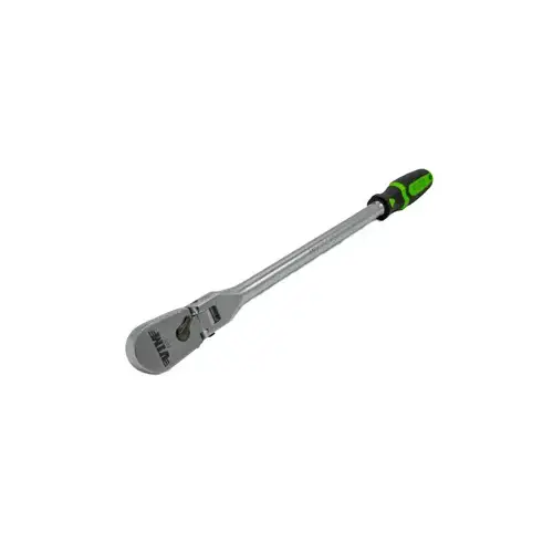 1/2 Inch Drive 18 Inch Heavy Duty 90T Flex Head Ratchet 1/2 Inch Drive 18 Inch Heavy Duty 90T Flex Head Ratchet