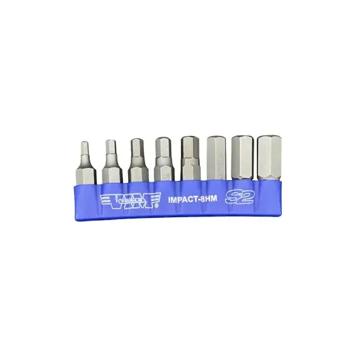 8 Piece Metric 5/16" Shank 8 Piece Metric 5/16" Shank