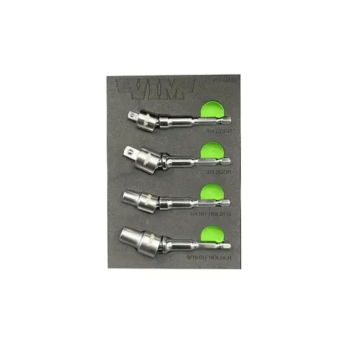 4 Piece Power Drive UJ Adapter Set 4 Piece Power Drive UJ Adapter Set