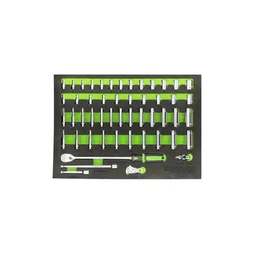 51 PC. 1/4 inch DR. SOCKET MASTER SET 51 PC. 1/4 inch DR. SOCKET MASTER SET