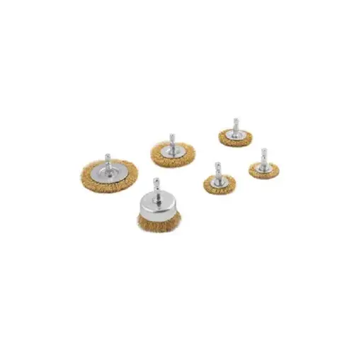 6 Piece Crimped Wire Brush 6 Piece Crimped Wire Brush