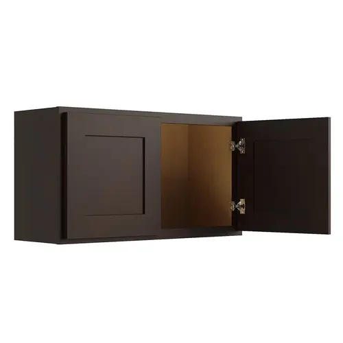Reliabilt Parkstone Espresso Wall Cabinet, 30-in x 12-in Reliabilt Parkstone Espresso Wall Cabinet, 30-in x 12-in