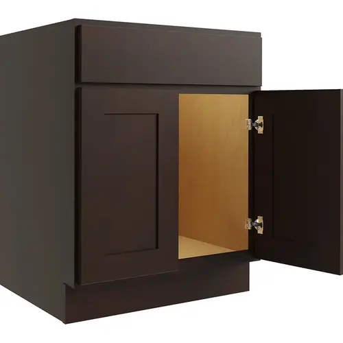 Reliabilt Parkstone Espresso Sink Base Cabinet, 24-in W Reliabilt Parkstone Espresso Sink Base Cabinet, 24-in W