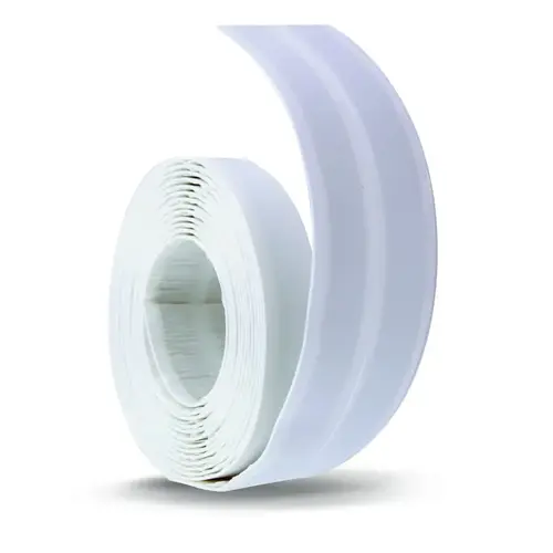 Tub to Wall Peel & Stick Trim White 1-5/8" x 132" Tub to Wall Peel & Stick Trim White 1-5/8" x 132"