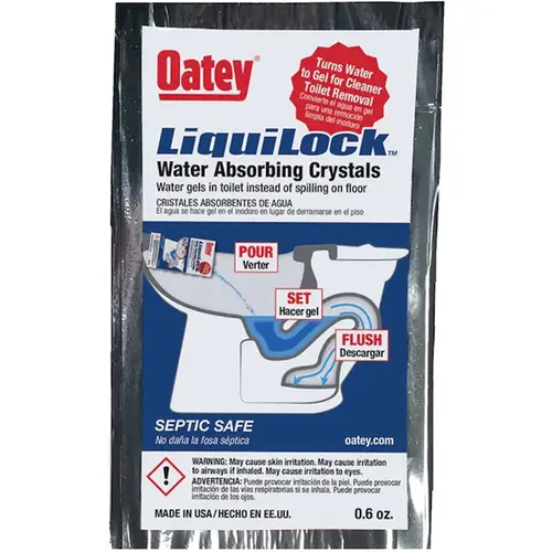 Liquilock 6 oz. Toilet Water Solidifier Gel Liquilock 6 oz. Toilet Water Solidifier Gel
