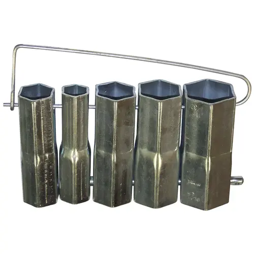 Plumber's 5-Piece Steel Socket Set Plumber's 5-Piece Steel Socket Set