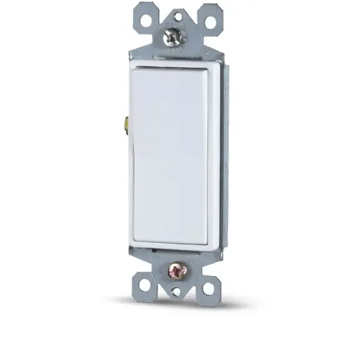 Faith 15 Amp Single-Pole Decorator Switch White, 10pk, SSK1-WH-10 - pack of 10 Faith 15 Amp Single-Pole Decorator Switch White, 10pk, SSK1-WH-10 - pack of 10