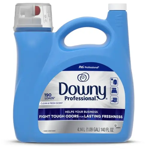 Downy Professional Commercial Liquid Fabric Softener, Clean and Fresh Scent, 190 Loads, 140-Fl Oz, for Business Use Downy Professional Commercial Liquid Fabric Softener, Clean and Fresh Scent, 190 Loads, 140-Fl Oz, for Business Use