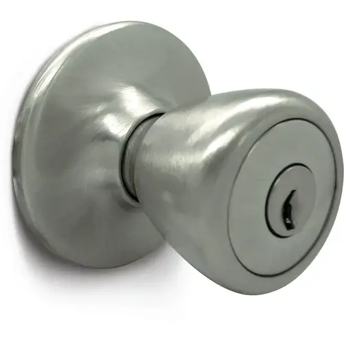 Single Cylinder Deadbolt/Tulip Entry Combo Satin Nickel Single Cylinder Deadbolt/Tulip Entry Combo Satin Nickel