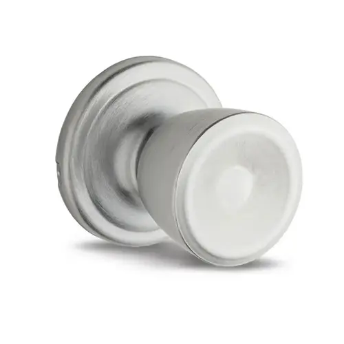 Kwikset Abbey Passage Knob Satin Chrome Kwikset Abbey Passage Knob Satin Chrome