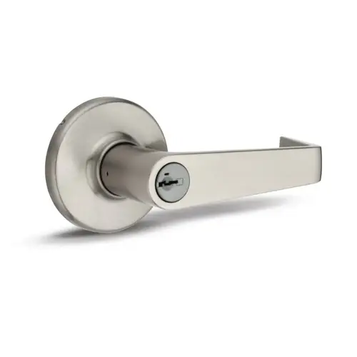 Kwikset SmartKey Kingston Storeroom Lock Satin Nickel Kwikset SmartKey Kingston Storeroom Lock Satin Nickel