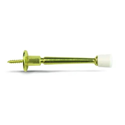Solid Door Stop Polished Brass 3" - pack of 10 Solid Door Stop Polished Brass 3" - pack of 10