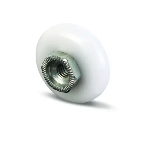 Shower Door Roller Nylon 3/4" Roller - pack of 10 Shower Door Roller Nylon 3/4" Roller - pack of 10