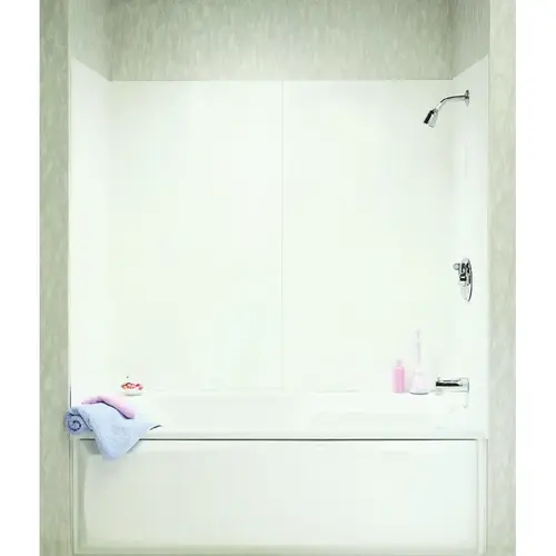 4-Piece Textured Jiffy Tub Tub Surround Kit White 4-Piece Textured Jiffy Tub Tub Surround Kit White