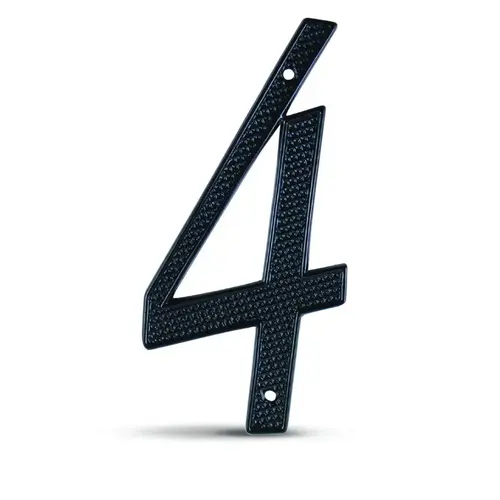 4" Numbers Black "4" - pack of 5 4" Numbers Black "4" - pack of 5