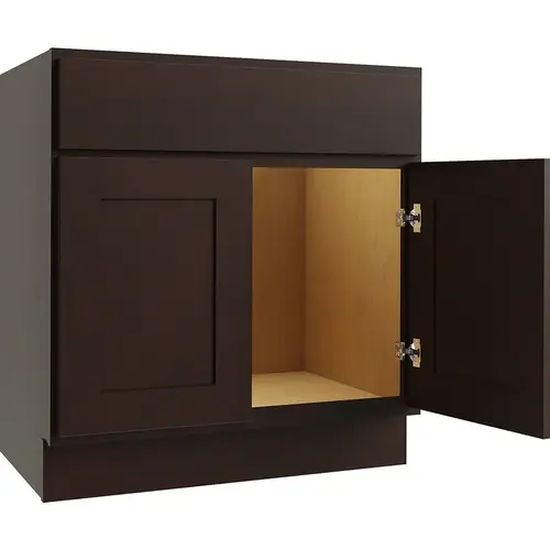 Reliabilt Parkstone Espresso Vanity Base, 24-in x 34-1/2-in x 21-in Reliabilt Parkstone Espresso Vanity Base, 24-in x 34-1/2-in x 21-in