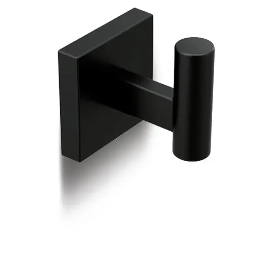 Moen Triva Robe Hook, Matte Black Moen Triva Robe Hook, Matte Black