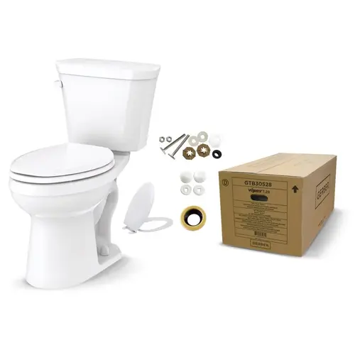 Gerber Viper 1.28 GPF AIO Elongated Toilet, ADA Compliant Gerber Viper 1.28 GPF AIO Elongated Toilet, ADA Compliant