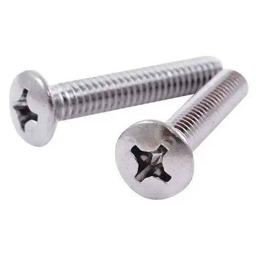 Chrome Overflow Plate Screws - pack of 2 Chrome Overflow Plate Screws - pack of 2