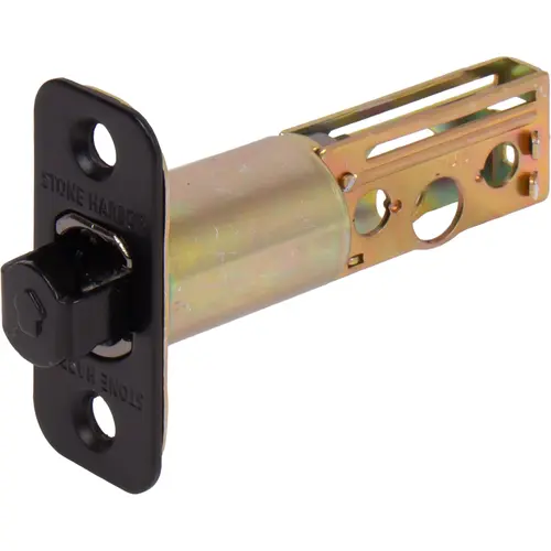 2-3/8" Passage Latch for Round Pocket Door Lock - Matte Black 2-3/8" Passage Latch for Round Pocket Door Lock - Matte Black