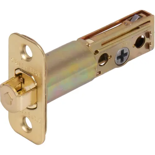 Latch for Round Pocket Door Locks, Privacy (Bed/Bath), 2-3/8 Inches, Satin Brass Latch for Round Pocket Door Locks, Privacy (Bed/Bath), 2-3/8 Inches, Satin Brass