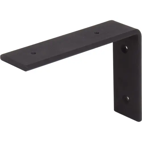 6.25" x 4.25" Heavy-Duty Shelf Bracket 2/pk - Matte Black 6.25" x 4.25" Heavy-Duty Shelf Bracket 2/pk - Matte Black