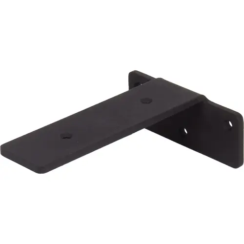 Low Profile Brackets for 6" Shelves 2/pk - Matte Black Low Profile Brackets for 6" Shelves 2/pk - Matte Black