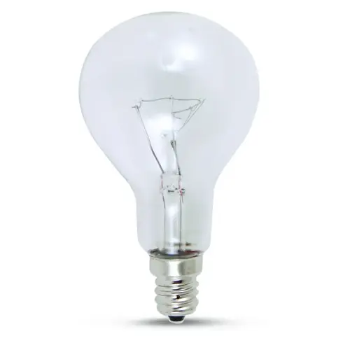 Feit A15 Incandescent Bulb 40W Clear Candelabra Base - pack of 24 Feit A15 Incandescent Bulb 40W Clear Candelabra Base - pack of 24