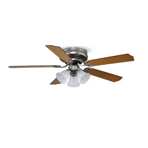 52" 5-Blade Hugger Fan with LED Light Kit Satin Nickel 52" 5-Blade Hugger Fan with LED Light Kit Satin Nickel