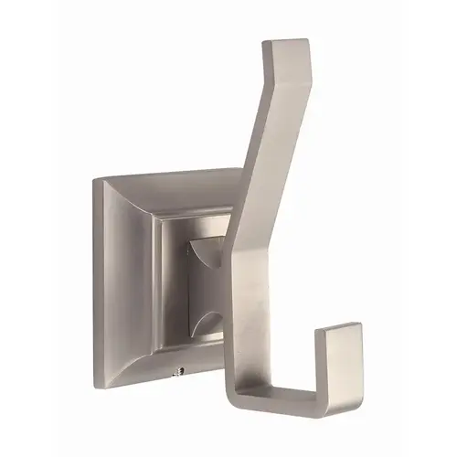 Square Base Rob Hook, Brushed Nickel Square Base Rob Hook, Brushed Nickel