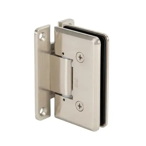 Hydraulic Series Pasadena Beveled Wall Mount HD Hinge - Full Back Plate - Brushed Nickel Hydraulic Series Pasadena Beveled Wall Mount HD Hinge - Full Back Plate - Brushed Nickel