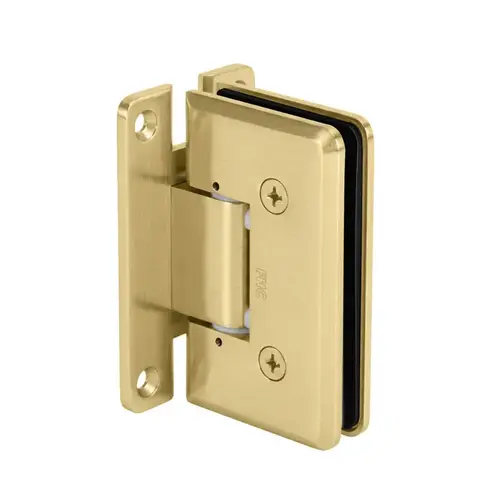 Hydraulic Series Pasadena Beveled Wall Mount HD Hinge - Full Back Plate - Satin Brass Hydraulic Series Pasadena Beveled Wall Mount HD Hinge - Full Back Plate - Satin Brass