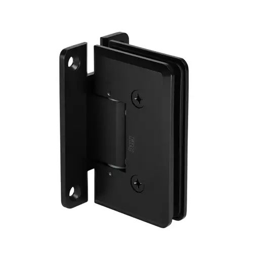 Hydraulic Series Pasadena Beveled Wall Mount HD Hinge - Full Back Plate - Matte Black Hydraulic Series Pasadena Beveled Wall Mount HD Hinge - Full Back Plate - Matte Black
