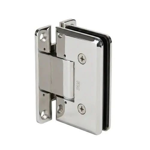 Hydraulic Series Pasadena Beveled Wall Mount HD Hinge - Full Back Plate - Polished Chrome Hydraulic Series Pasadena Beveled Wall Mount HD Hinge - Full Back Plate - Polished Chrome