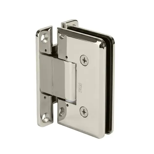 Hydraulic Series Pasadena Beveled Wall Mount HD Hinge - Full Back Plate - Polished Nickel Hydraulic Series Pasadena Beveled Wall Mount HD Hinge - Full Back Plate - Polished Nickel