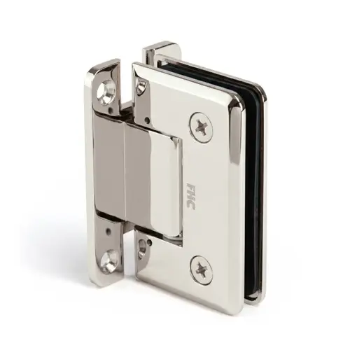 Hydraulic Series Preston Beveled Wall Mount Hinge - Full Back Plate - Polished Nickel Hydraulic Series Preston Beveled Wall Mount Hinge - Full Back Plate - Polished Nickel