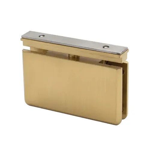 Patriot Grande Series Adjustable Top Beveled Pivot Hinge - Satin Brass Patriot Grande Series Adjustable Top Beveled Pivot Hinge - Satin Brass