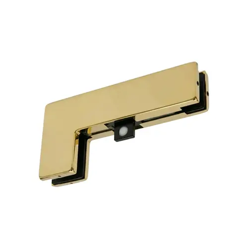 Dormakaba Transom/Sidelite Stop Patch Fitting for 3/4" Glass - Polished Brass Dormakaba Transom/Sidelite Stop Patch Fitting for 3/4" Glass - Polished Brass