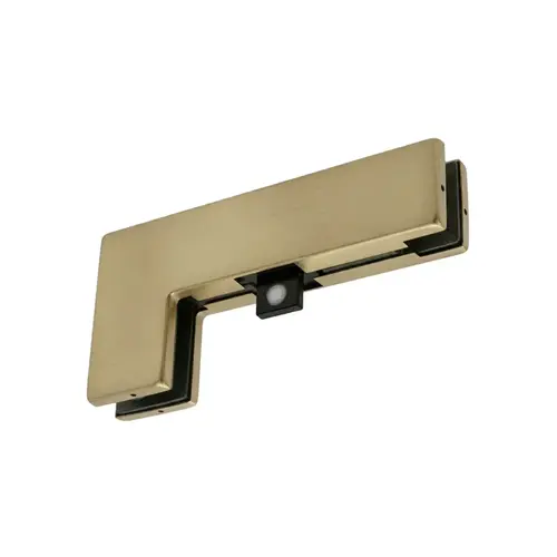 Dormakaba Transom/Sidelite Stop Patch Fitting for 3/4" Glass - Satin Brass Dormakaba Transom/Sidelite Stop Patch Fitting for 3/4" Glass - Satin Brass