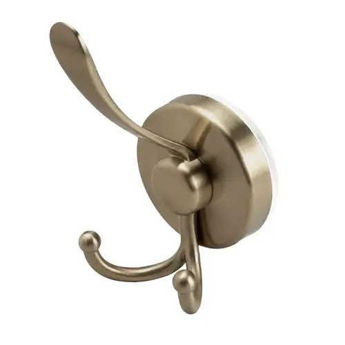 No-Drill 3-Prong Suction Robe Hook - Brushed Bronze No-Drill 3-Prong Suction Robe Hook - Brushed Bronze