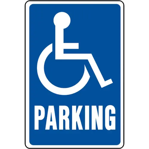 Handicap Sign Aluminum 12" x 18" Handicap Sign Aluminum 12" x 18"
