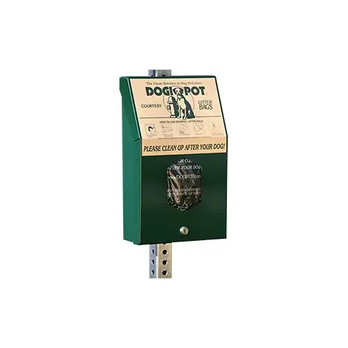 DOGIPOT Header Pak Junior Bag Dispenser Aluminum DOGIPOT Header Pak Junior Bag Dispenser Aluminum
