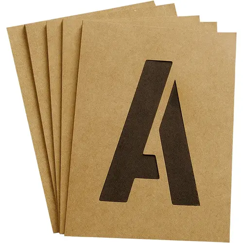 Number & Letter Stencil Kit 4" Number & Letter Stencil Kit 4"