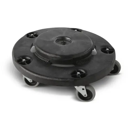 Rubbermiad Commercial Products Single Dolly; 20-, 32-, 44-, or 55-Gallon Capacity; 18-1/4-in, Black Rubbermiad Commercial Products Single Dolly; 20-, 32-, 44-, or 55-Gallon Capacity; 18-1/4-in, Black